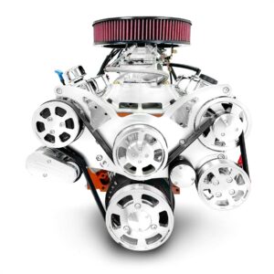 Alternative view of BluePrint Engines B427K700 SBC 427 with 700R4, Carbureted, Pol.
